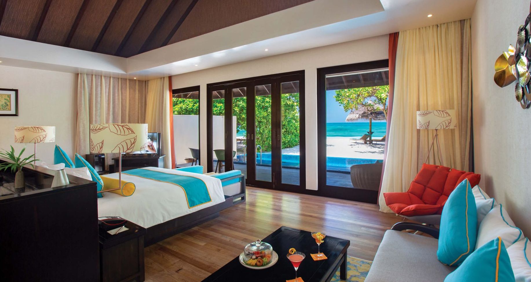 Sunset Beach Villa with Pool