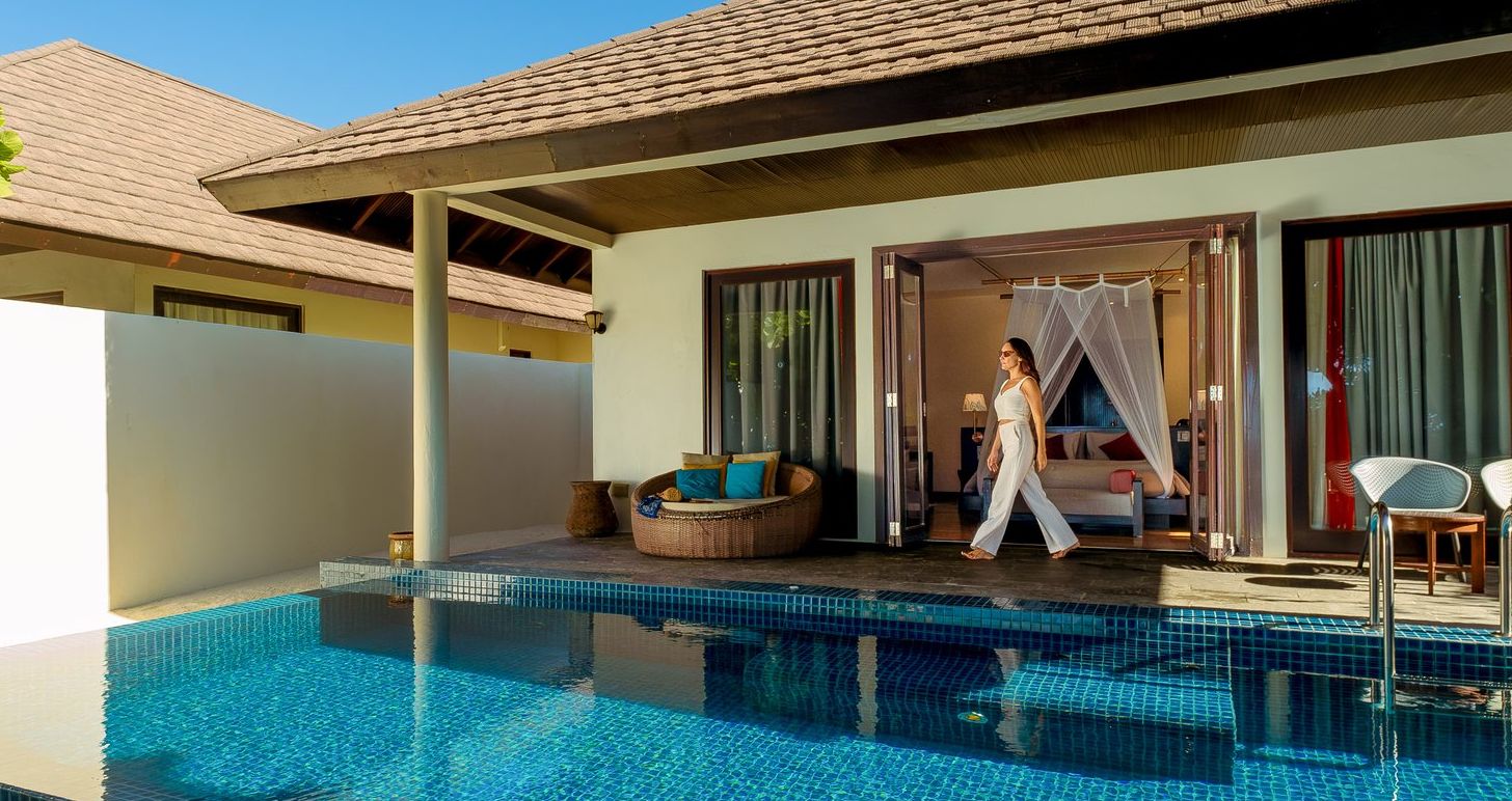 Sunset Beach Villa with Pool
