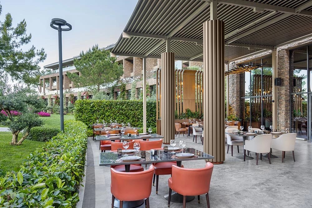 NG Phaselis Bay — Monte steakhouse outdoor terrace