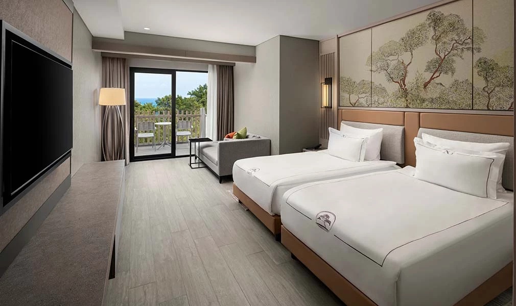 NG Phaselis Bay — Superior Family Room, twin beds, sea view