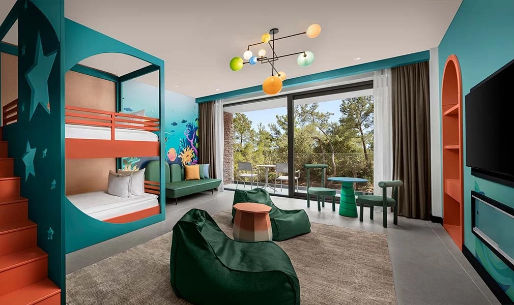 NG Phaselis Bay — Themed Deluxe Family Room, ocean theme
