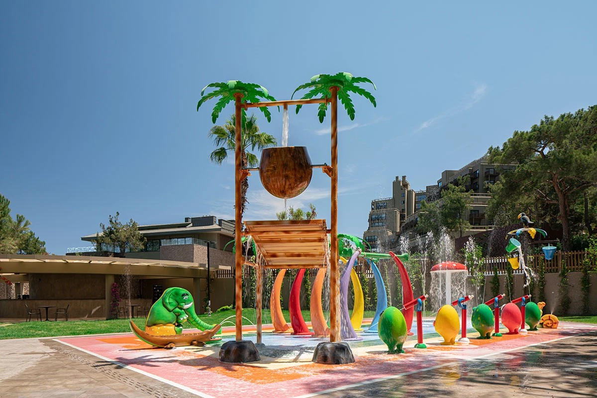 NG Phaselis Bay — children's aquapark splash area